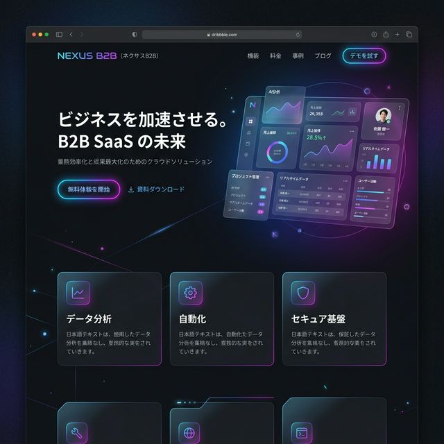 B2B SaaS向けデザイン